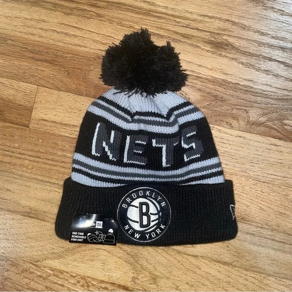 Brooklyn Nets Knit Snow Cap - Picture 1 of 5